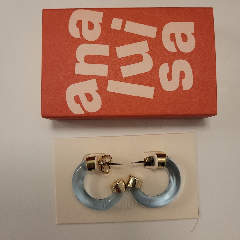 Ana Luisa Recycled Glass Hoop Earrings